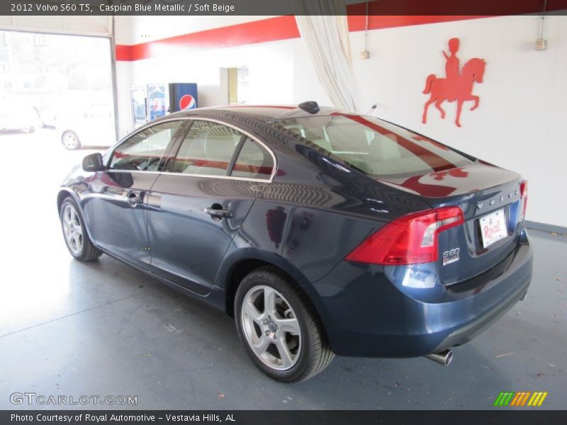 Caspian Blue Metallic / Soft Beige 2012 Volvo S60 T5