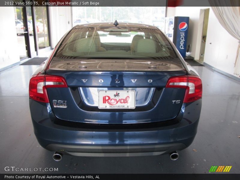 Caspian Blue Metallic / Soft Beige 2012 Volvo S60 T5