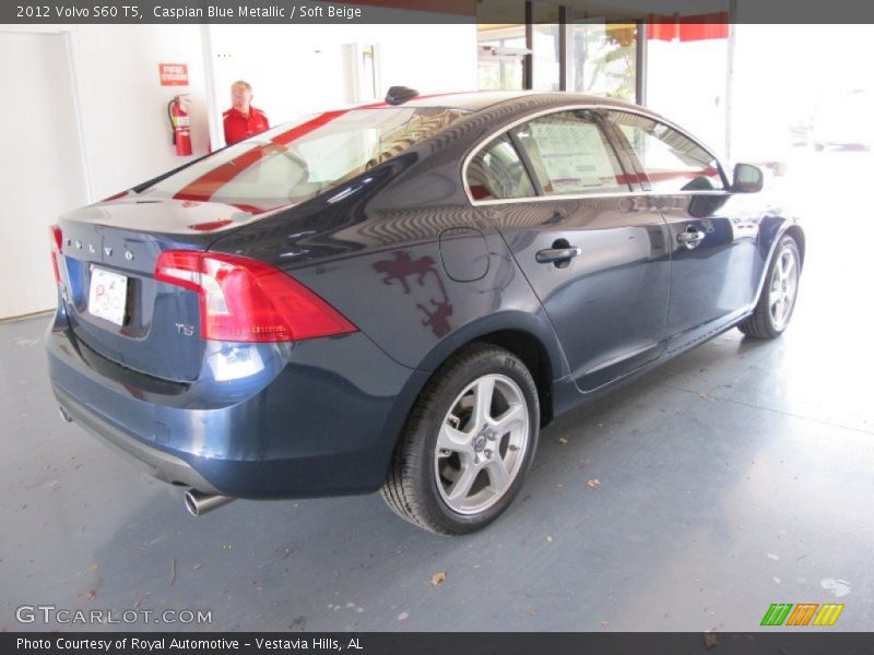 Caspian Blue Metallic / Soft Beige 2012 Volvo S60 T5