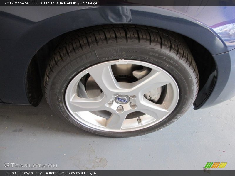 Caspian Blue Metallic / Soft Beige 2012 Volvo S60 T5