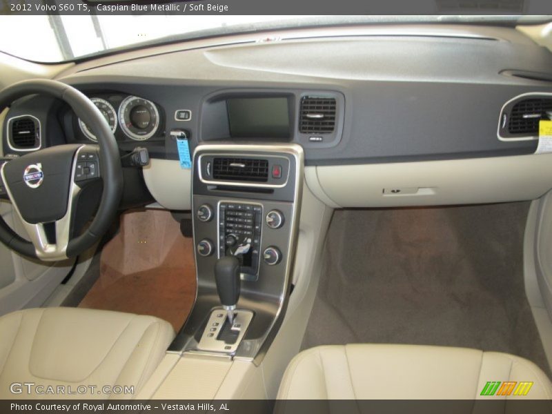 Caspian Blue Metallic / Soft Beige 2012 Volvo S60 T5