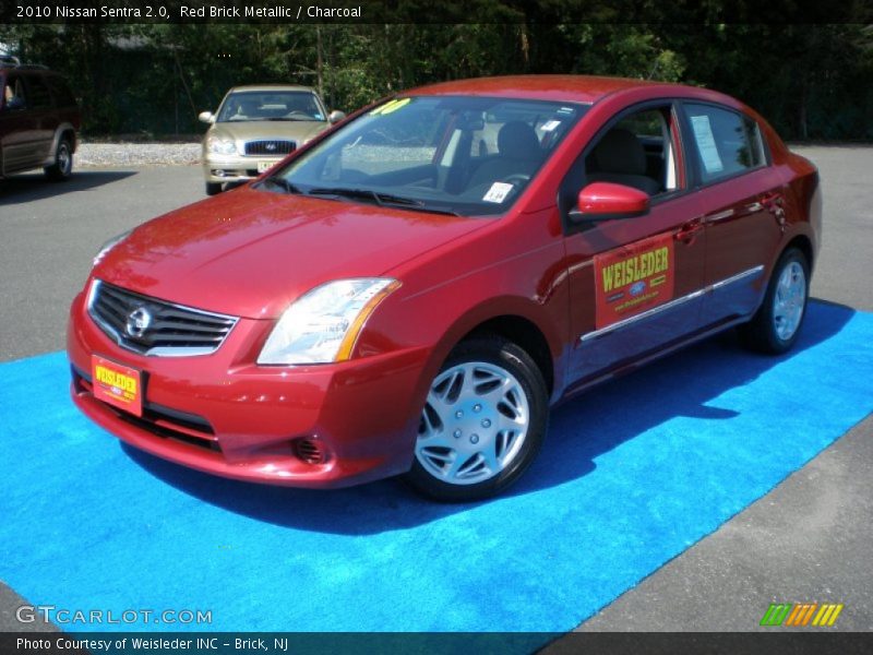 Red Brick Metallic / Charcoal 2010 Nissan Sentra 2.0