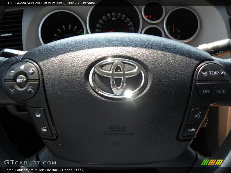 Black / Graphite 2010 Toyota Sequoia Platinum 4WD