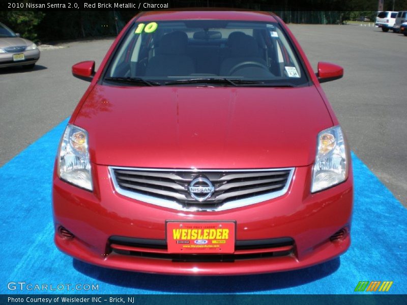 Red Brick Metallic / Charcoal 2010 Nissan Sentra 2.0