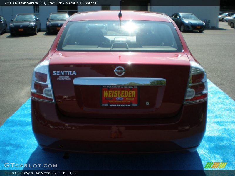 Red Brick Metallic / Charcoal 2010 Nissan Sentra 2.0