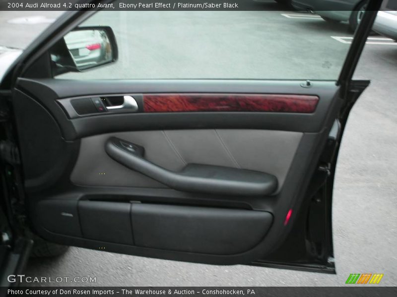 Ebony Pearl Effect / Platinum/Saber Black 2004 Audi Allroad 4.2 quattro Avant
