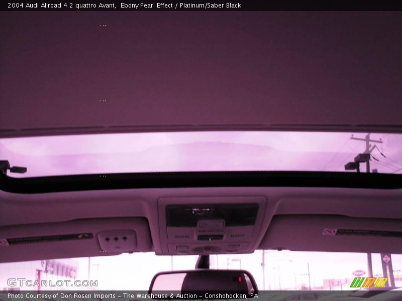 Ebony Pearl Effect / Platinum/Saber Black 2004 Audi Allroad 4.2 quattro Avant