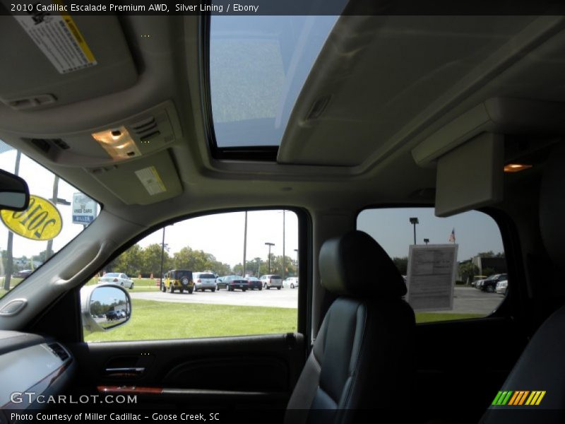 Silver Lining / Ebony 2010 Cadillac Escalade Premium AWD