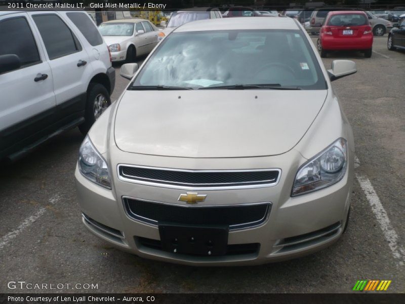 Gold Mist Metallic / Ebony 2011 Chevrolet Malibu LT