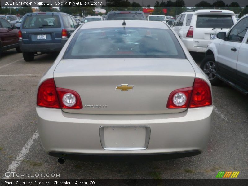 Gold Mist Metallic / Ebony 2011 Chevrolet Malibu LT