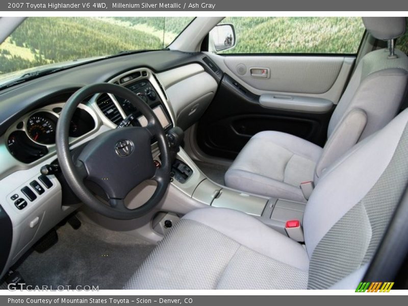 Millenium Silver Metallic / Ash Gray 2007 Toyota Highlander V6 4WD