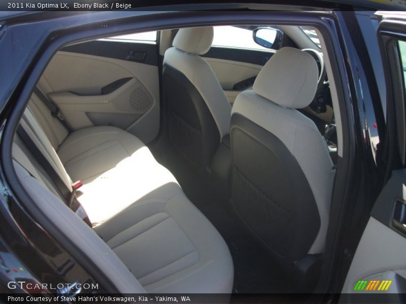 Ebony Black / Beige 2011 Kia Optima LX