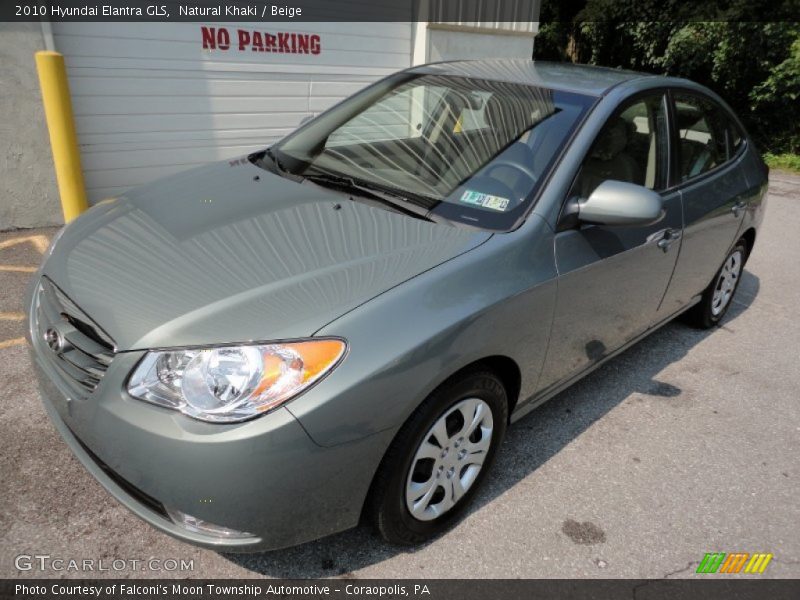 Natural Khaki / Beige 2010 Hyundai Elantra GLS