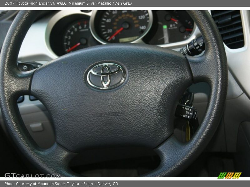 Millenium Silver Metallic / Ash Gray 2007 Toyota Highlander V6 4WD