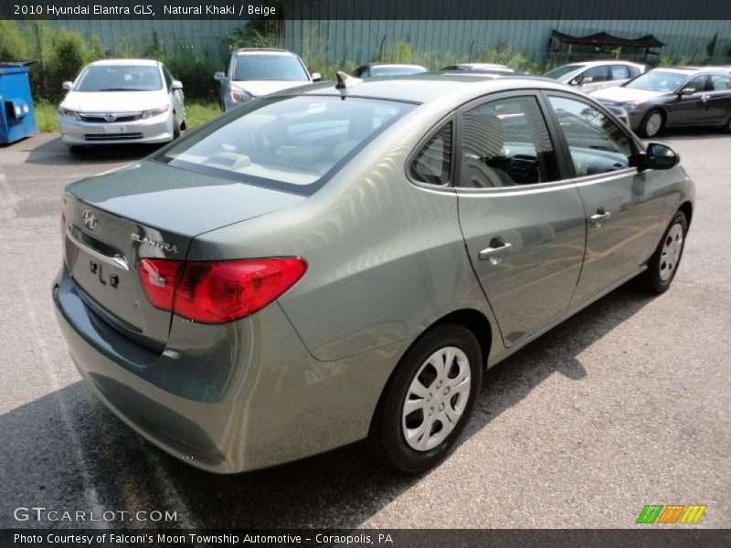 Natural Khaki / Beige 2010 Hyundai Elantra GLS