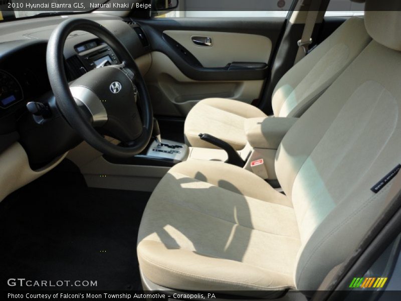 Natural Khaki / Beige 2010 Hyundai Elantra GLS