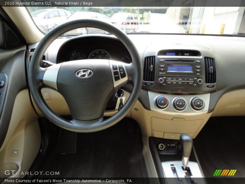 Natural Khaki / Beige 2010 Hyundai Elantra GLS