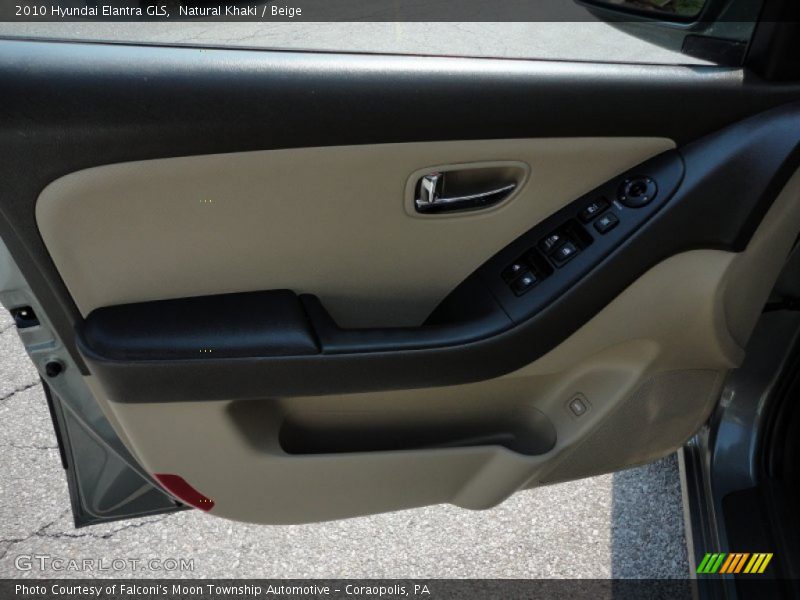 Natural Khaki / Beige 2010 Hyundai Elantra GLS
