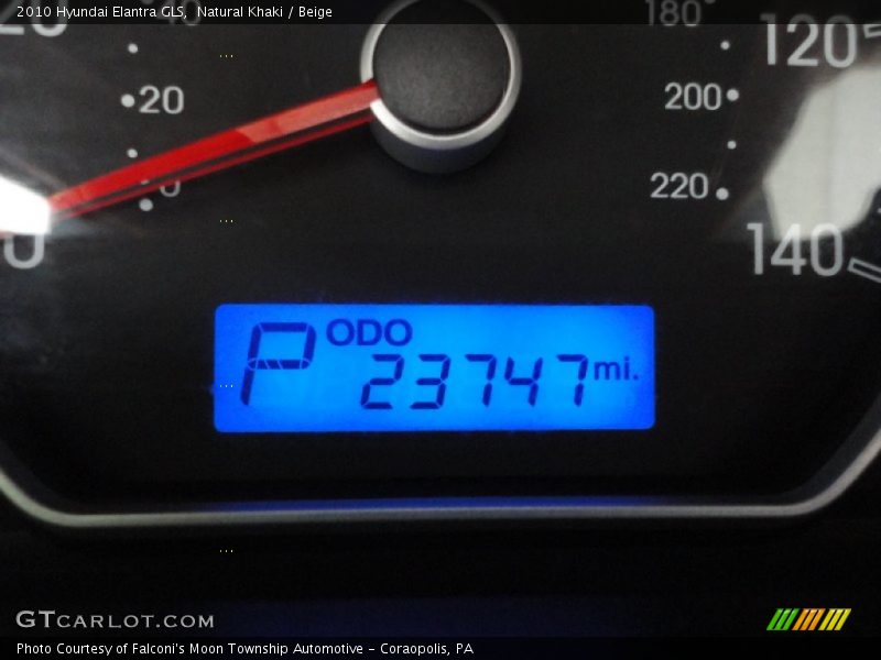 Natural Khaki / Beige 2010 Hyundai Elantra GLS