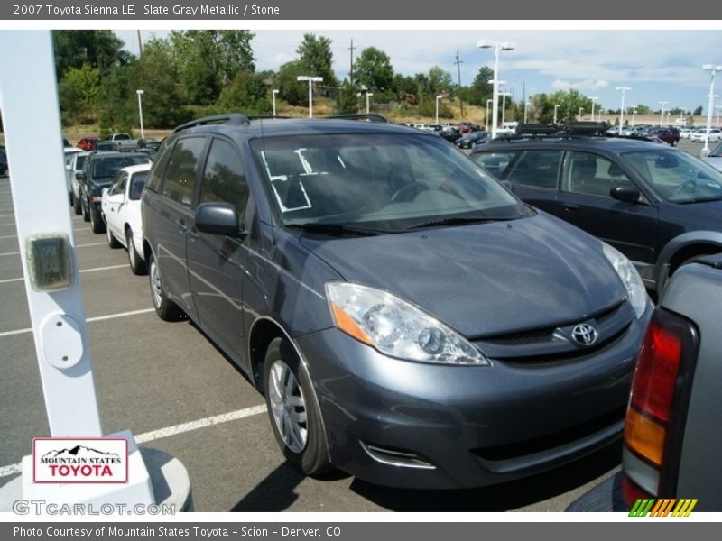 Slate Gray Metallic / Stone 2007 Toyota Sienna LE
