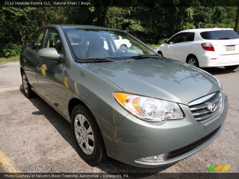 Natural Khaki / Beige 2010 Hyundai Elantra GLS