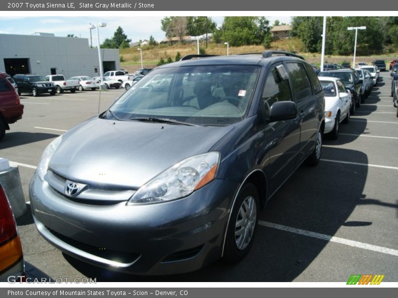 Slate Gray Metallic / Stone 2007 Toyota Sienna LE