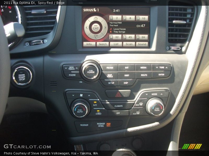 Spicy Red / Beige 2011 Kia Optima EX