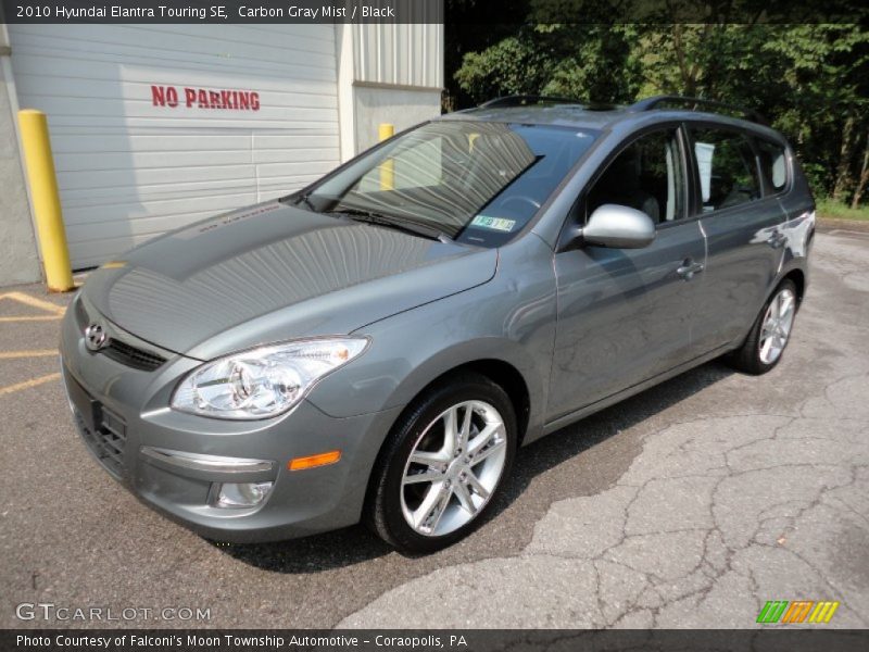 Carbon Gray Mist / Black 2010 Hyundai Elantra Touring SE