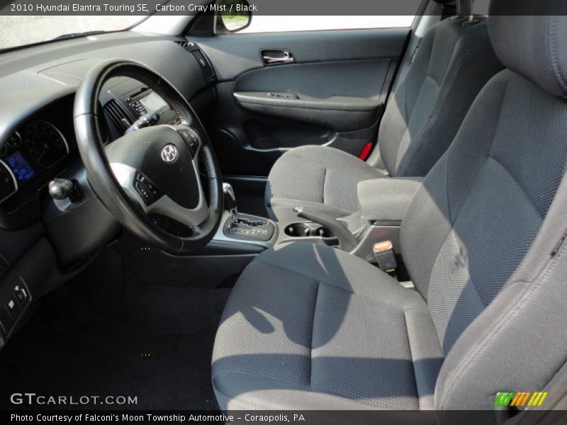  2010 Elantra Touring SE Black Interior