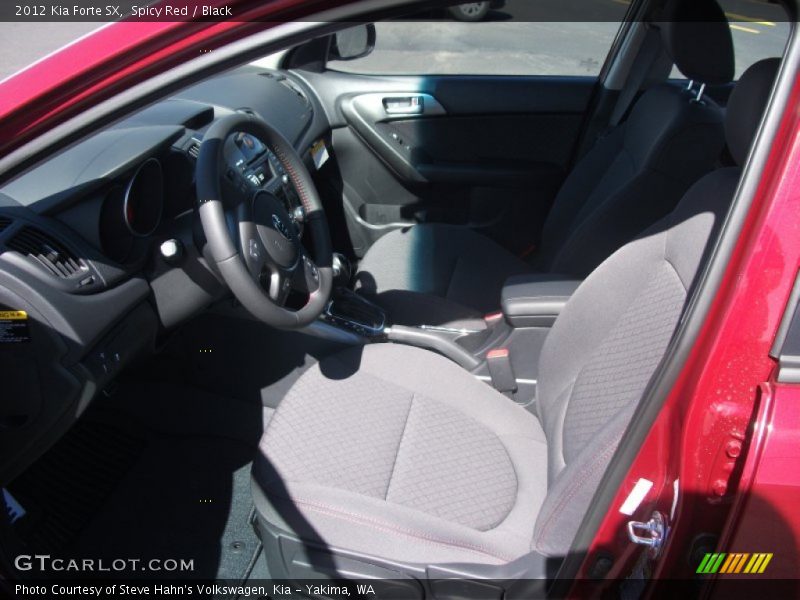 Spicy Red / Black 2012 Kia Forte SX