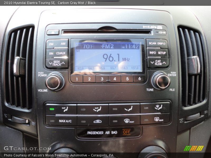 Audio System of 2010 Elantra Touring SE