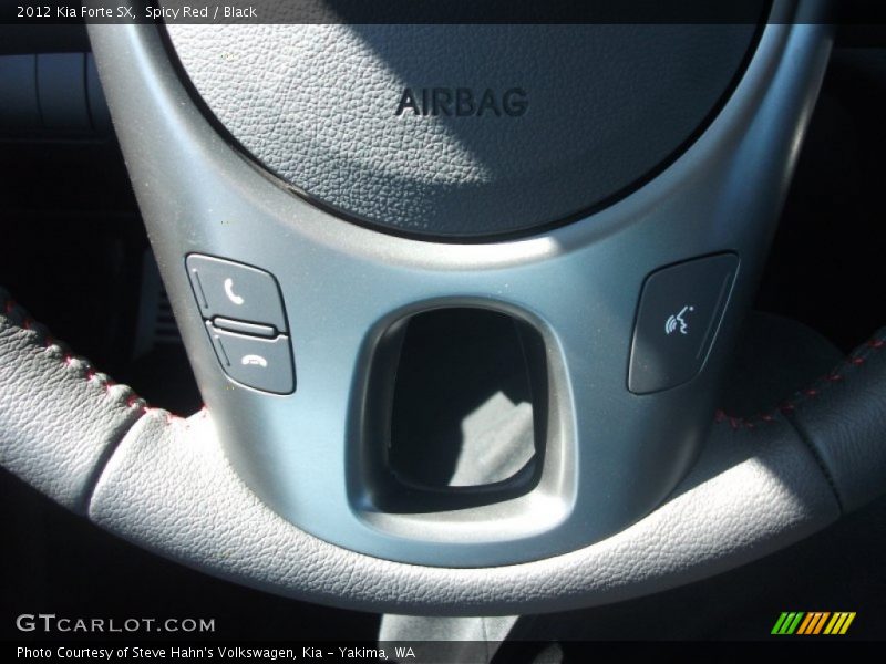 Spicy Red / Black 2012 Kia Forte SX