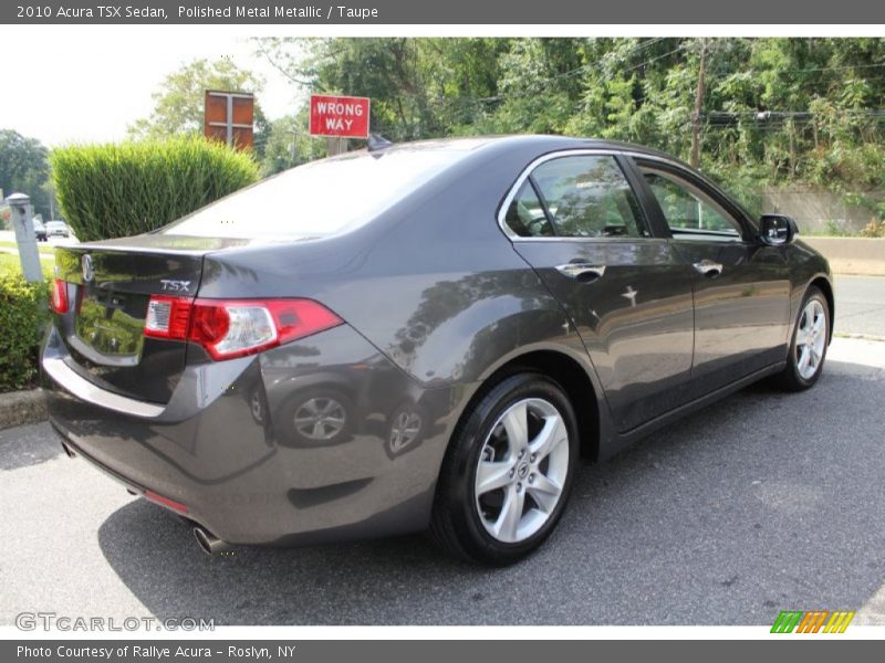 Polished Metal Metallic / Taupe 2010 Acura TSX Sedan