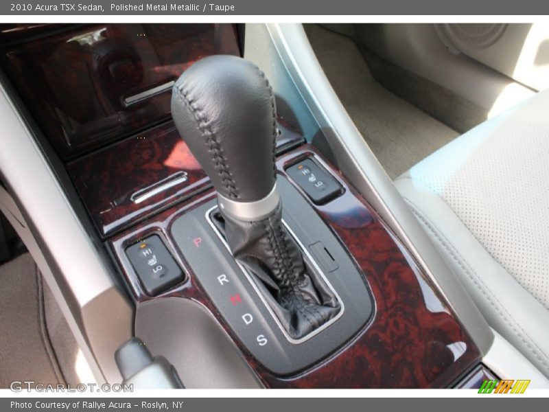 Polished Metal Metallic / Taupe 2010 Acura TSX Sedan