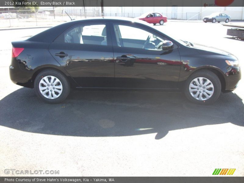 Ebony Black / Black 2012 Kia Forte EX