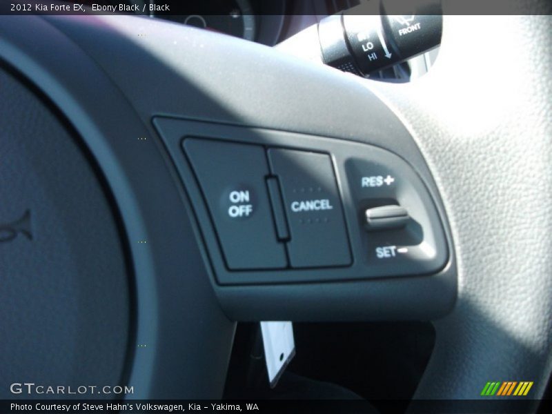 Ebony Black / Black 2012 Kia Forte EX