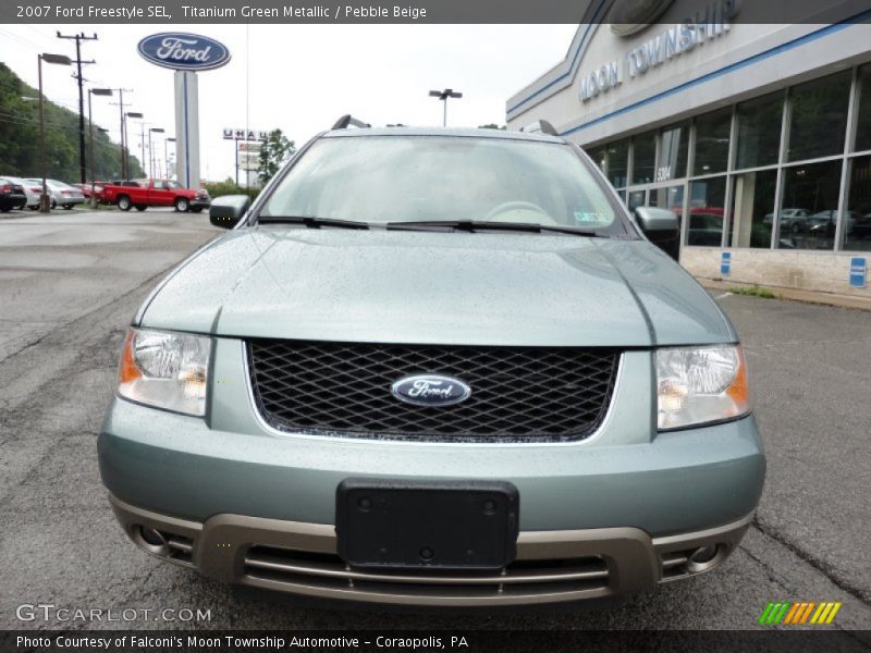 Titanium Green Metallic / Pebble Beige 2007 Ford Freestyle SEL