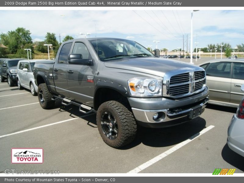Mineral Gray Metallic / Medium Slate Gray 2009 Dodge Ram 2500 Big Horn Edition Quad Cab 4x4