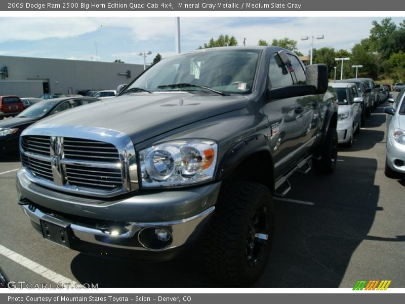 Mineral Gray Metallic / Medium Slate Gray 2009 Dodge Ram 2500 Big Horn Edition Quad Cab 4x4