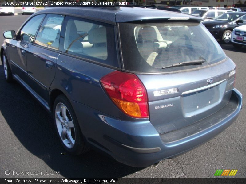 Atlantic Blue Pearl / Taupe 2006 Subaru Legacy 2.5i Limited Wagon