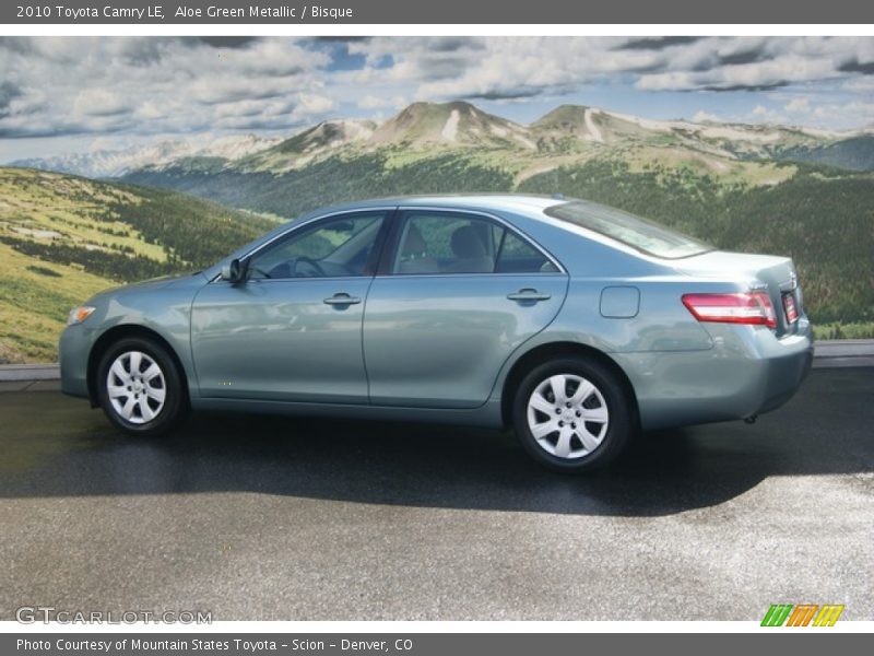 Aloe Green Metallic / Bisque 2010 Toyota Camry LE