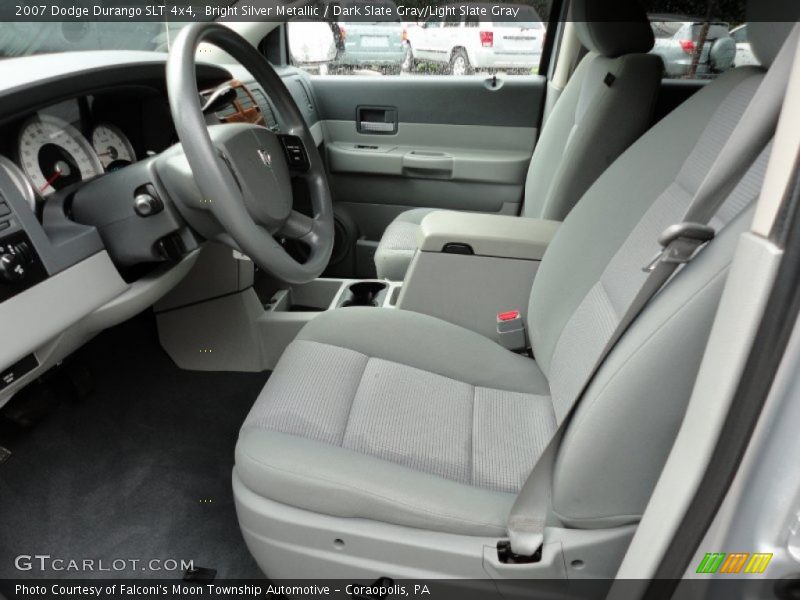 Bright Silver Metallic / Dark Slate Gray/Light Slate Gray 2007 Dodge Durango SLT 4x4