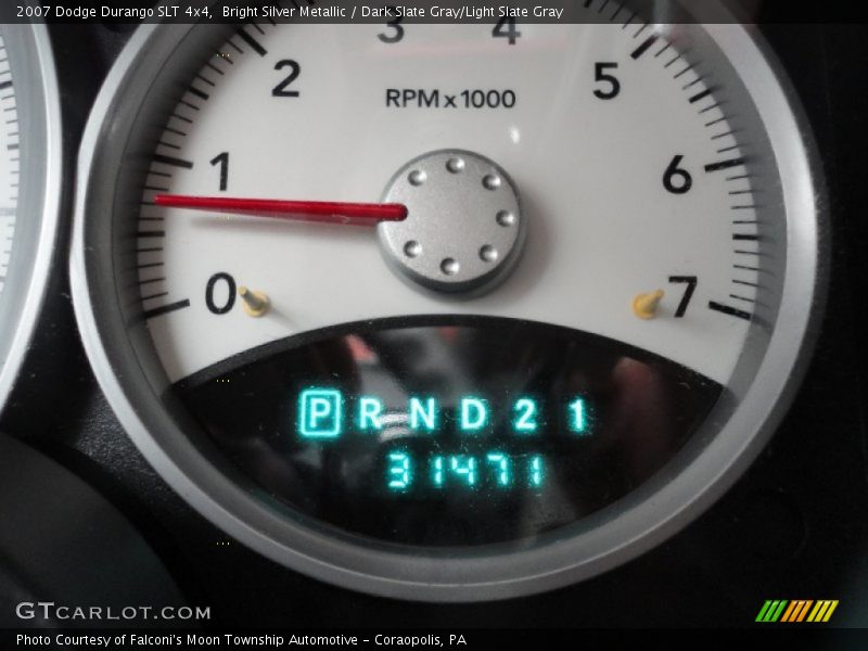 Bright Silver Metallic / Dark Slate Gray/Light Slate Gray 2007 Dodge Durango SLT 4x4