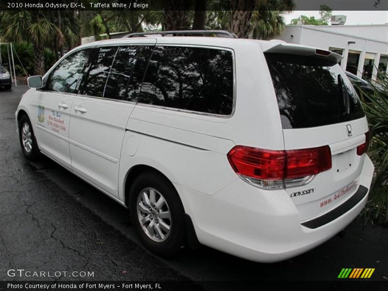 Taffeta White / Beige 2010 Honda Odyssey EX-L