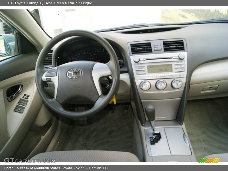 Aloe Green Metallic / Bisque 2010 Toyota Camry LE