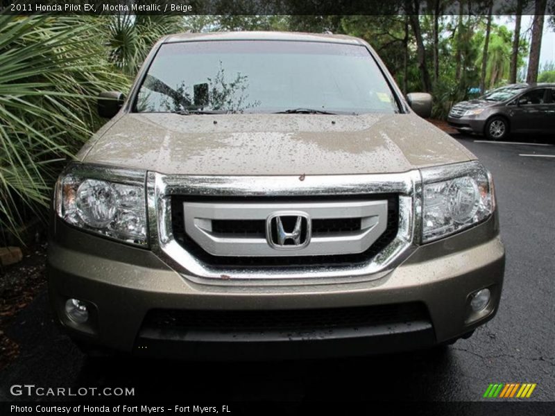 Mocha Metallic / Beige 2011 Honda Pilot EX