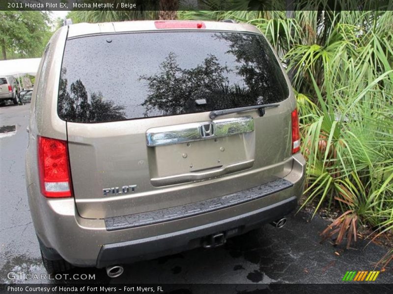 Mocha Metallic / Beige 2011 Honda Pilot EX