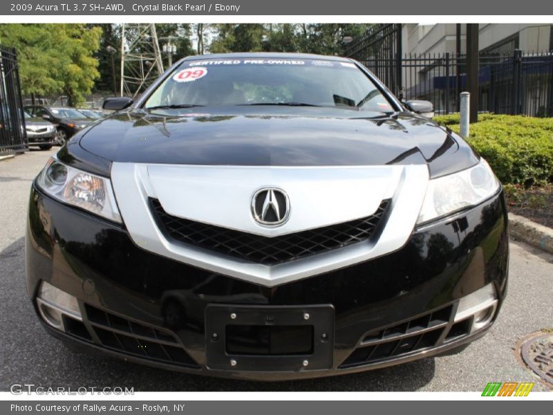 Crystal Black Pearl / Ebony 2009 Acura TL 3.7 SH-AWD