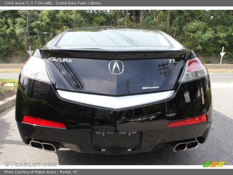 Crystal Black Pearl / Ebony 2009 Acura TL 3.7 SH-AWD