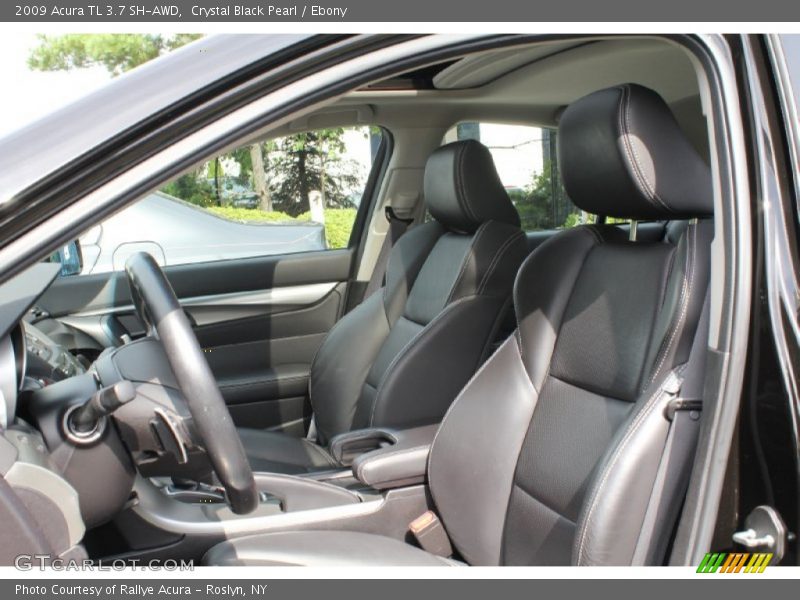 Crystal Black Pearl / Ebony 2009 Acura TL 3.7 SH-AWD